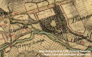 Map dating back to 1750- click for photo gallery